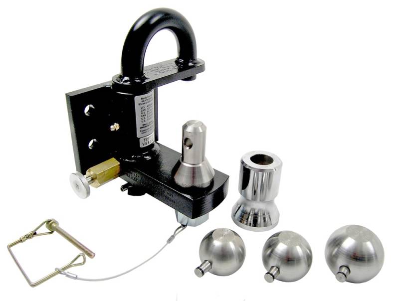 ConvertABall PH1 BoltOn Pintle Hitch w/901 (SS 3Ball Set)