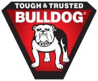 Bulldog - BULLDOG Coupler, A-Frame Wedge-Latch, 15,000 lbs., Round Jack Hole, Bolt-On, Zinc