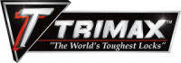 Trimax Locks - Trimax Locks TRZ12PB 12 in. Powder Coat Black Drop Hitch