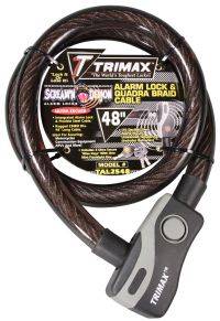 TRIMAX LOCKS - Alarmed Trimaflex Cable & Super Chain Locks