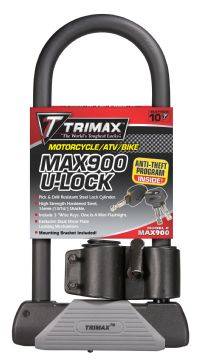 Trimax MAX90 Ultra Max-Security 4-1/8 x 10-1/2 U-Shackle Lock with 16mm Shackle 