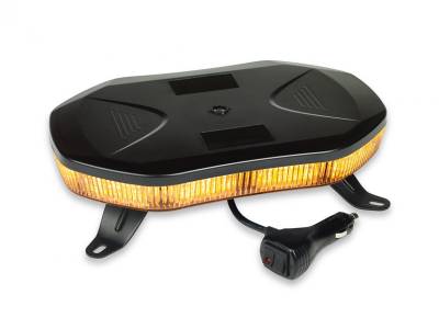 Custer Products - Custer 11" LED Amber Super Bright Light Bar Magnetic Mount