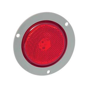Bargman - Bargman 2.5" Round LED Red Clearance Light with Mounting Flange