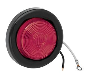 Bargman - Bargman Clearance Light Sealed #30 Red with Grommet and 6-1/2" Pigtail