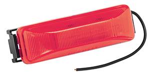 Bargman - Bargman Clearance Light Sealed #38 Red with Black Base and Wire Assembly