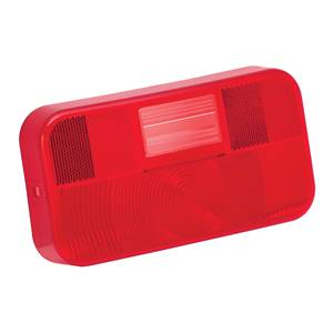 Bargman - Bargman Replacement Part, Taillight Lens Red with Backup for #30-92-002 & 107