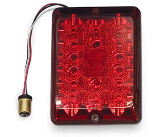 Bargman - Bargman LED #84 Series Stop, Tail, Turn Light Lens Upgrade Module Red w/Connector and Lens Screws