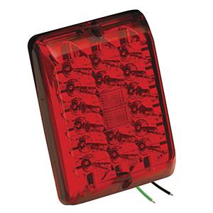 Bargman - Bargman Replacement Part, LED #84 Series Stop, Tail, Turn Light Lens Module Red with Wires