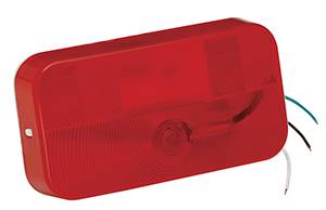 Bargman - Bargman Taillight Surface Mount #92 Red with White Base