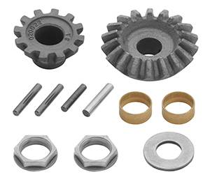 Bulldog - BULLDOG Replacement Part, Gear Kit Style III for 180's  (1) Wear Plate, (1) Bevel Pinion Gear - 12T, (1) Straight Pin 5/16" x 1-1/2", (1) Straight Pin 1/4" x 1-1/4", (2) Hex Bushing, (1) Spacer Compression Spring