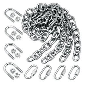 Draw-Tite - Draw-Tite Heavy-Duty Safety Chain Kit for DT #2480, HH #40601, RS #74950, TR #63180 Tow Bar, 30" w/Quick Links, Rating 5,000 lbs. (Qty. 4)
