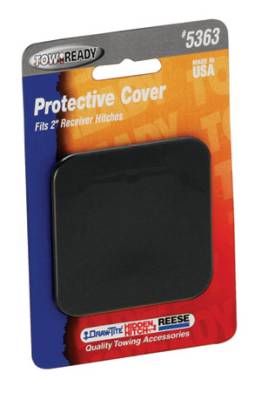 Draw-Tite - Draw-Tite Receiver Tube Cover, 2" Sq., Black, Plastic (1202)