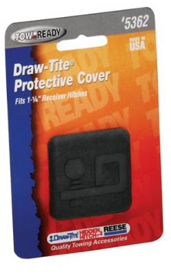 Draw-Tite - Draw-Tite Rubber Economy Receiver Tube Cover w/"D" Logo for 1-1/4" Sq. Receivers