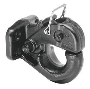 Draw-Tite - Draw-Tite 30 Ton Regular Pintle Hook (Hardware Included) Rating 60,000 lbs. (GTW), 14,000 lbs. (VL), Black