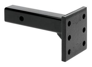 Draw-Tite - Draw-Tite Pintle Hook Receiver Mount, 2" Sq. Hollow Shank, 7-5/8" Length, 6,000 lbs. (GTW), 600 lbs. (TW), Black