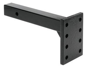 Draw-Tite - Draw-Tite Pintle Hook Receiver Mount, 2" Sq. Solid Shank, 11-3/8" Length, 12,000 lbs. (GTW), 1,200 lbs. (TW), Black