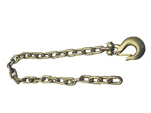 Fulton - Fulton Safety Chain, Grade 70, 5/16" x 36" w/ 5/16" Clevis Hook