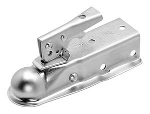 Fulton - Fulton Coupler, Straight Channel, Ball Size 1-7/8", 2" Tongue Mount Width, Zinc Finish, Rating 2,000 lbs.