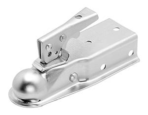 Fulton - Fulton Coupler, Straight Channel, Ball Size 1-7/8", 2-1/2" Tongue Mount Width, Zinc Finish, Rating 2,000 lbs.
