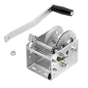 Fulton - Fulton Winch, 2000 lbs., 2-Speed, Mounting Holes On Center, w/o Strap