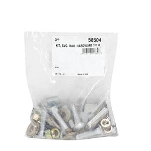 Reese - Reese Replacement Part, Installation Hardware for #30035/#30153/#58058 (10 - Bolt Design) (Contains: (10) Carriage Bolt 1/2"-13 x 2" GR8, (10) Hex Nut 1/2"-13 GR5 & (10) Block 5/16" x 1" x 2")