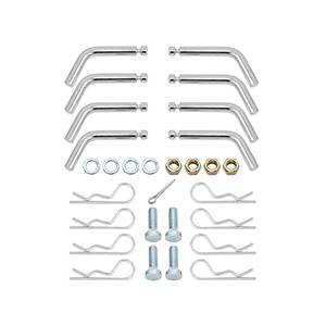 Reese - Reese Replacement Part, 20K & 22K Fifth Wheel Assy Hardware (Includes: (4) Plated Lockwashers 1/2", (4) Short Pull Pins, (4) Long Pull Pins, (4) Knurl Bolts 1/2"-13 x 1-1/2" GR5, (4) Hex Nuts 1/2"-13, (1) Cotter Pin 5/32" x 1" & (8) Spring Clip)