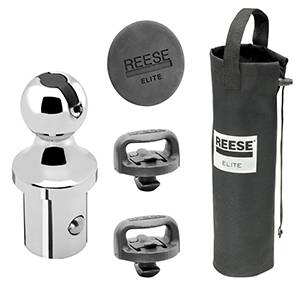 Reese - Reese Elite™ Series Under-Bed Gooseneck Accessories Kit (Includes: (1) 2-5/16" Pop-In™ Ball #19311, (1) Storage Bag, (2) Safety Chain Attachments & (1) Hole Cover)