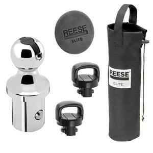 Reese - Reese Elite™ Series Under-Bed Gooseneck Accessories Kit, RAM OEM Kit Only (Includes: (1) 2-5/16" Pop-In™ Ball #19311, (1) Storage Bag, (2) Safety Chain Attachments & (1) Hole Cover)