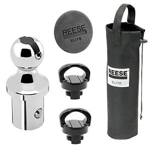 Reese - Reese Under-Bed Gooseneck Accessories Kit, RAM OEM Kit Only (Includes: (1) 2-5/16" Pop-In™ Ball #19311, (1) Storage Bag, (2) Safety Chain Attachments #30887 & (1) Hole Cover)