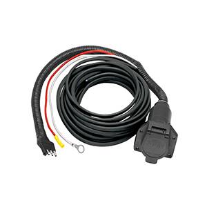 Tow Ready - Tow Ready Pre-Wired Adapter, 7-Way Flat Pin Connector w/Brake Control Wiring