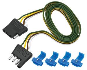 Tow Ready - Tow Ready 4-Flat Plug Loop, 60" Long (10 pack)
