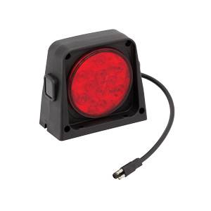 Wesbar - Wesbar Replacement Part, Single LED AG Light w/3-Way Plug - Lens: Rear-Red, Front-Blank