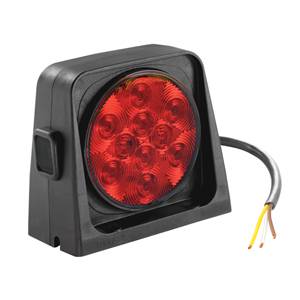 Wesbar - Wesbar Replacement Part, Single LED AG Light w/3 Wire Leads - Lens: Rear-Red, Front-Blank