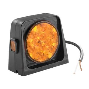 Wesbar - Wesbar Replacement Part, Single LED AG Light w/2 Wire Leads - Lens: Rear-Amber, Front-Amber