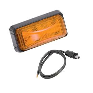 Wesbar - Wesbar Replacement Part, LED 2" Amber Marker/Clearance Light, Base & Connector