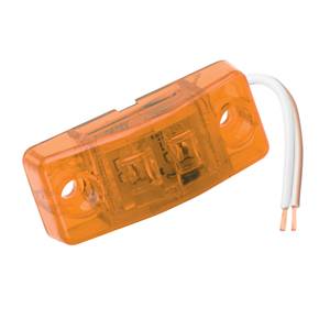 Wesbar - Wesbar Clearance Light LED Waterproof  Amber Lens w/Diodes