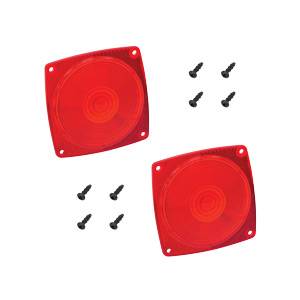 Wesbar - Wesbar Replacement Part, Taillight Lens Submersible 80 Series w/8 - Self Tap Screws (#8 x 1/2") for #2423006, #2423008, #2423056, #2423058, #2423283, #2423284