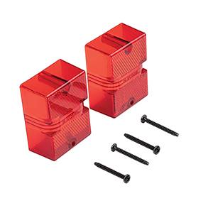 Wesbar - Wesbar Replacement Part, Taillight Side Lens Submersible Over 80 Series w/4 - Self Tap Screws (#8 x 1/2") for #2423008, #2423058