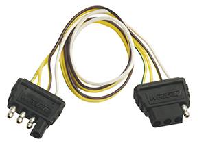 Wesbar - Wesbar 4-Flat Extension Harness, 2' Long