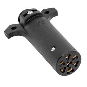 Wesbar - Wesbar 7-Way Round Pin Ag Trailer End Connector