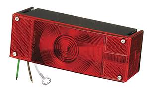 Wesbar - Wesbar Taillight 7-Function, Waterproof Over 80" Low Profile w/Stripped Leads - Right/Curbside