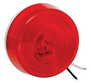 Bargman - BARGMAN 34-073833 CLEARANCE/SIDE MARKER LIGHT - RED - 2-3/4" ROUND - DOUBLE WIRE