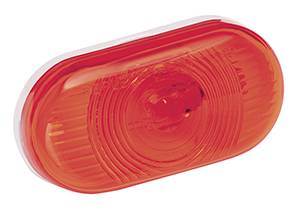 Bargman - BARGMAN 34-40-001 CLEARANCE/SIDE MARKER LIGHT - RED OBLONG 4X2 - #400 SERIES
