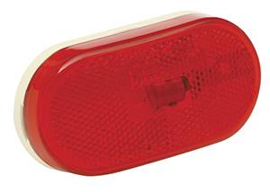 Bargman - BARGMAN 34-47-801 CLEARANCE LIGHT WITH COLONIAL WHITE BASE - RED - #478 SERIES