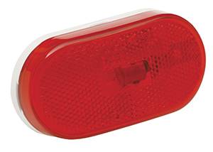 Bargman - BARGMAN 34-47-803 CLEARANCE LIGHT WITH WHITE BASE - RED - #478 SERIES