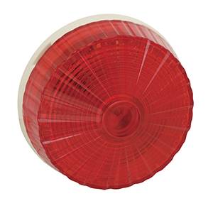Bargman - BARGMAN 34-50-101 CLEARANCE LIGHT WITH COLONIAL WHITE BASE - RED - #100 SERIES