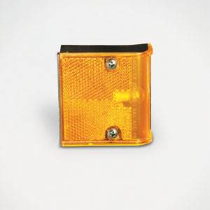 Wesbar - Wesbar 003148 Side Marker/Clearance Light - Amber with Reflex Lens - PC Rated