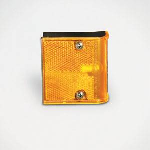Wesbar - Wesbar 003141 Side Marker/Clearance Light - Amber with Reflex Lens - PC Rated