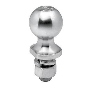 Tow Ready - Tow Ready 63851 Packaged Hitch Ball, 1-7/8" x 1" x 2-1/8", 2,000 lbs. GTW Stainless Steel