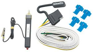 Tow Ready - Tow Ready 20252 4-Flat Wiring Kit - Contains 72 in. 16 ga. Car End Connector Universal Kit for Vehicles Which Do Not Require a Taillight Converter